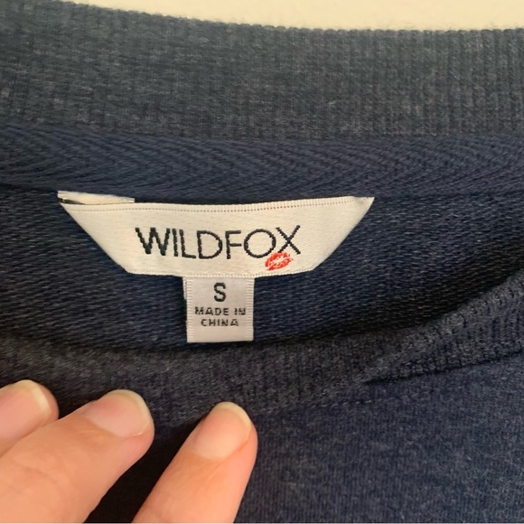 Women’s Wildfox Good Vibes Only Sweatshirt Spell Out Small - Picture 4 of 9